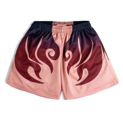 One Piece Anime Shorts for Men Quick Dry Board Trunks Shorts Bathing Suit Breathable Drawstring with Pockets for Surfing Beach