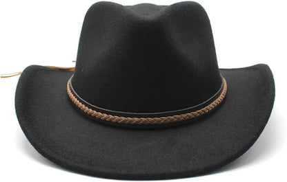 Bucket Hat, Western Cowboy Hat Wide Brimbrim Fedora Hats Sun Cap for Fishing Hunting Beach Camping Black M, Fedora Hat