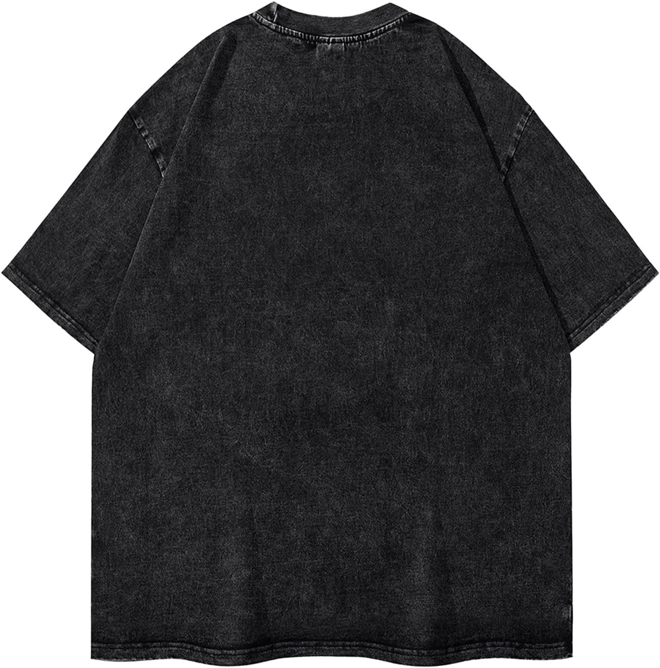 Men'S Retro Drakes T-Shirt Washed Vintage Short Sleeve Tees Cotton Top 708721489